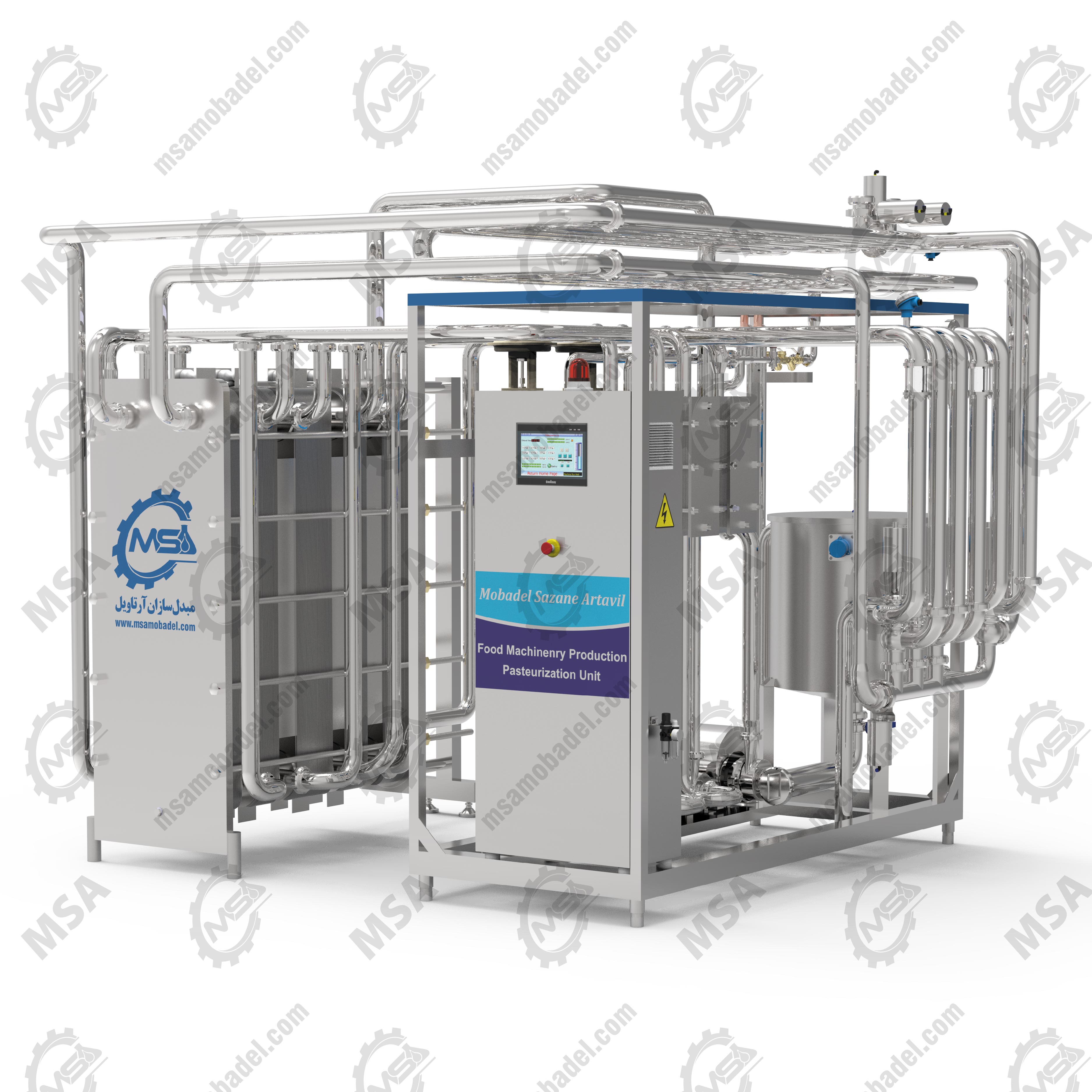 دستگاه پاستوریزاتور صفحه ای